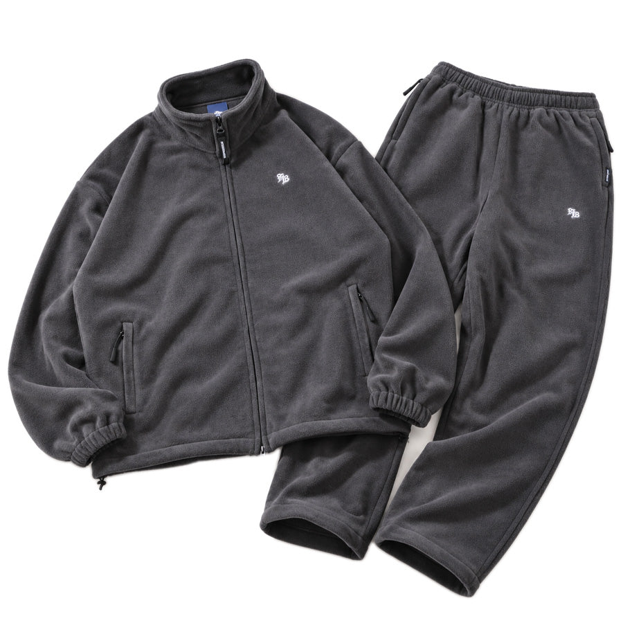 APPLEBUM FLEECE PANTS フリースパンツ グレー FLEECE JACKET セットアップ 平置き 2520808