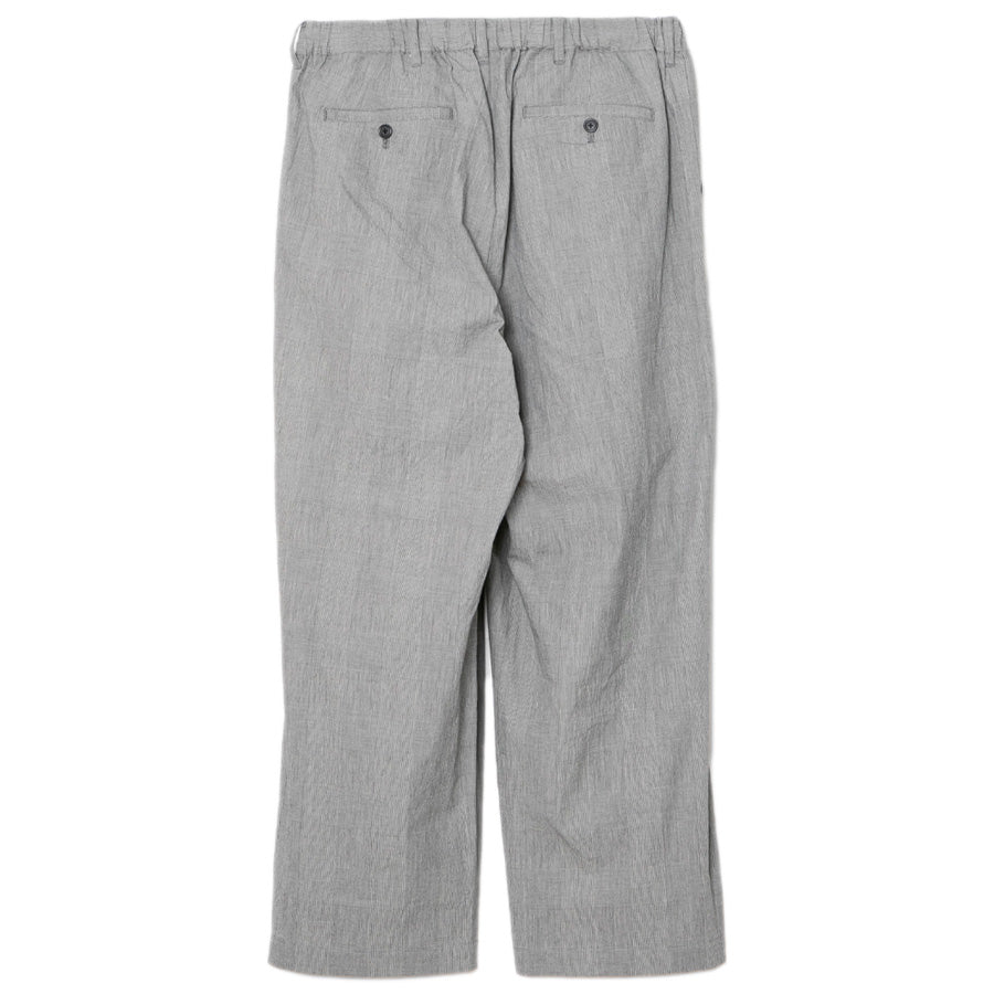 APPLEBUM Banshu Organic Wide Pants グレンチェック 背面デザイン