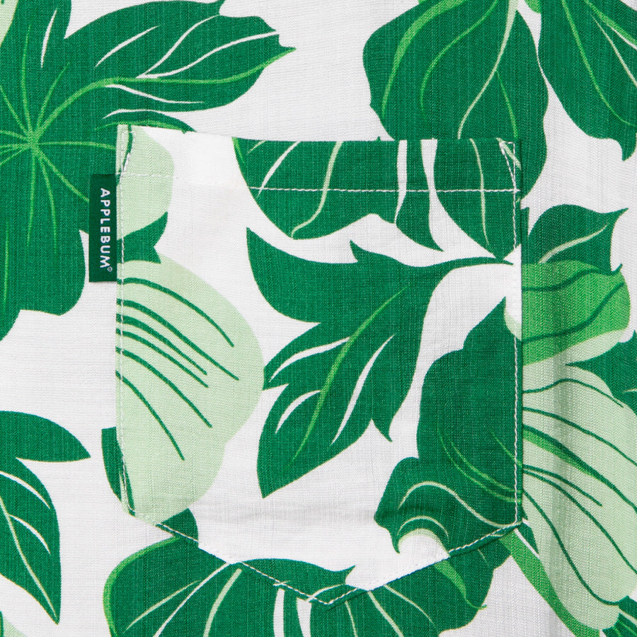 APPLEBUM Tropical Aloha グリーン ポケットディテール
