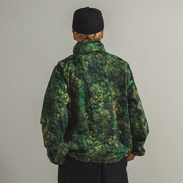 アップルバム APPLEBUM CRSB/RAIDBACK Pixel Camo High Tech Half Zip