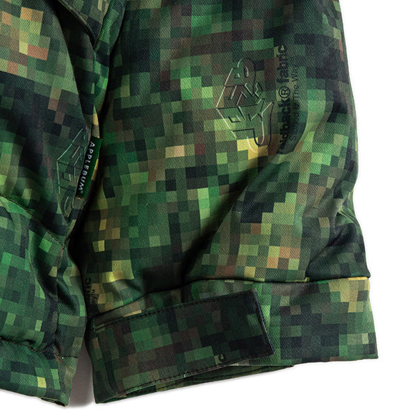 アップルバム APPLEBUM CRSB/RAIDBACK Pixel Camo Innercotton Hood