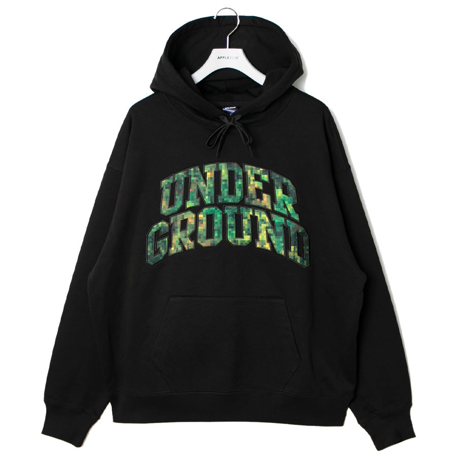 APPLEBUM × raidback fabric ( アップルバム ) PIXEL CAMO UNDERGROUND HOODIE パーカー