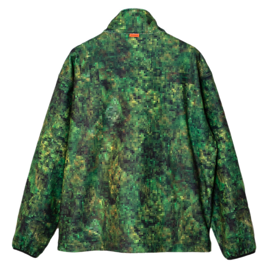 APPLEBUM × raidback fabric ( アップルバム ) PIXEL CAMO FLEECE JACKET フリースジャケット