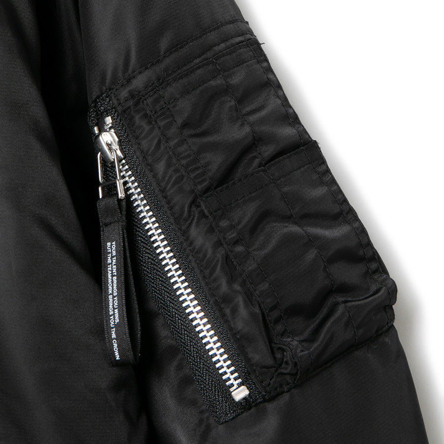 APPLEBUM × raidback fabric (アップルバム) PIXEL CAMO MA-1