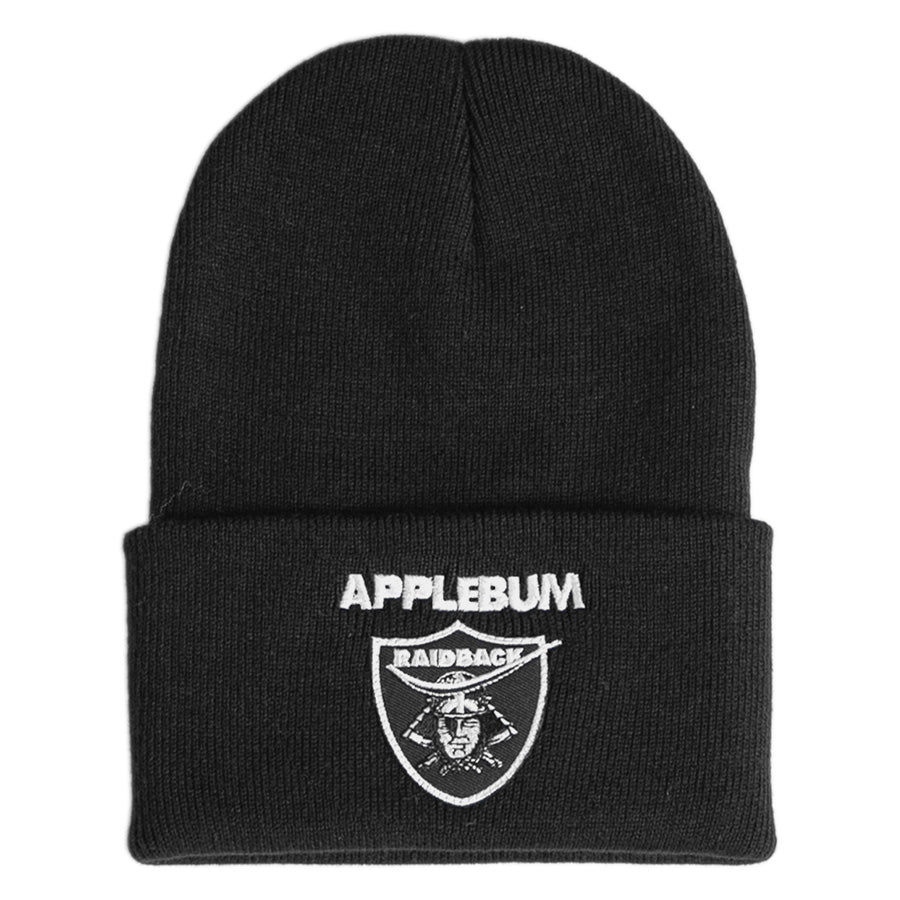 APPLEBUM × raidback fabric ( アップルバム ) EMBLEM LOGO KNIT CAP ニットキャップ