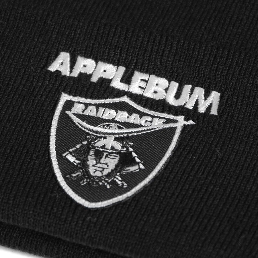APPLEBUM × raidback fabric ( アップルバム ) EMBLEM LOGO KNIT CAP ニットキャップ