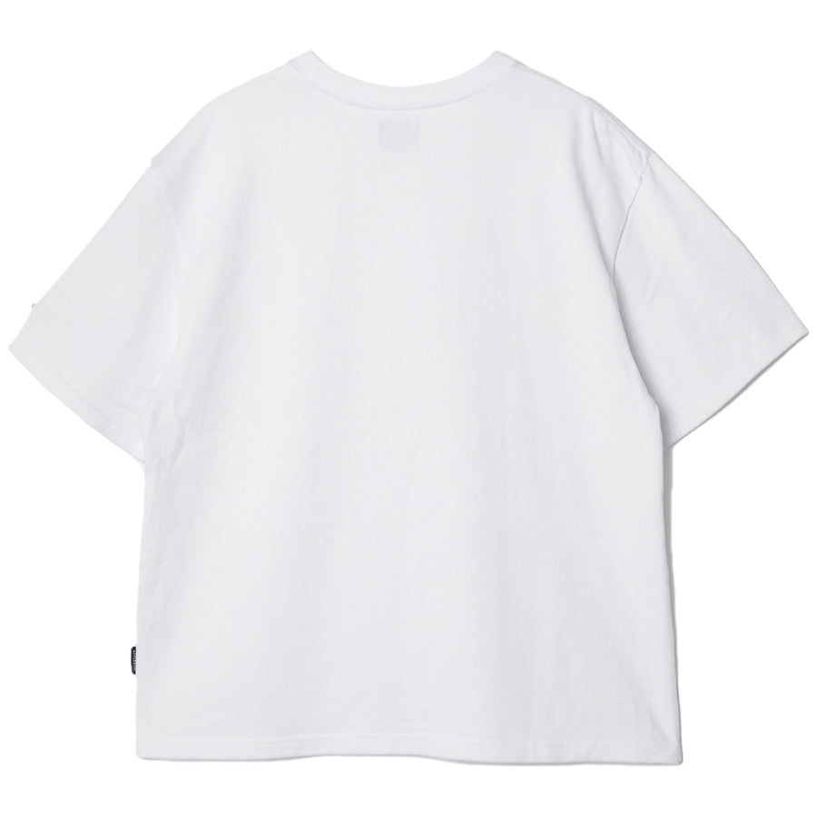 APPLEBUM × raidback fabric ( アップルバム ) BRAND NEW KICKS (PIXEL CAMO) T-SHIRT Tシャツ ホワイト