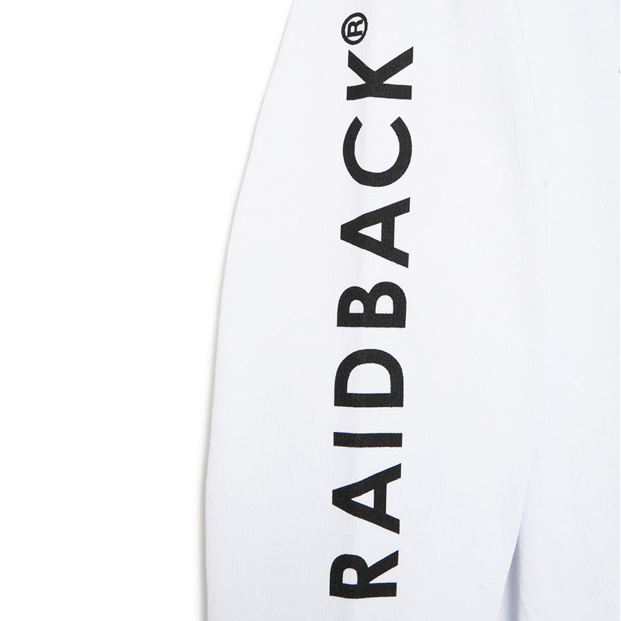 APPLEBUM × raidback fabric BABYLON VIEW ARCH LOGO L/S T-SHIRT