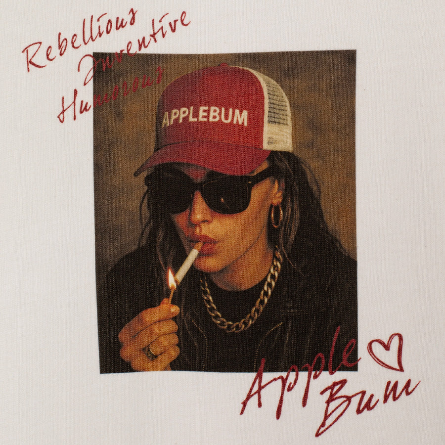 APPLEBUM ( アップルバム ) CHAKKA T-SHIRT プリント ナチュラル