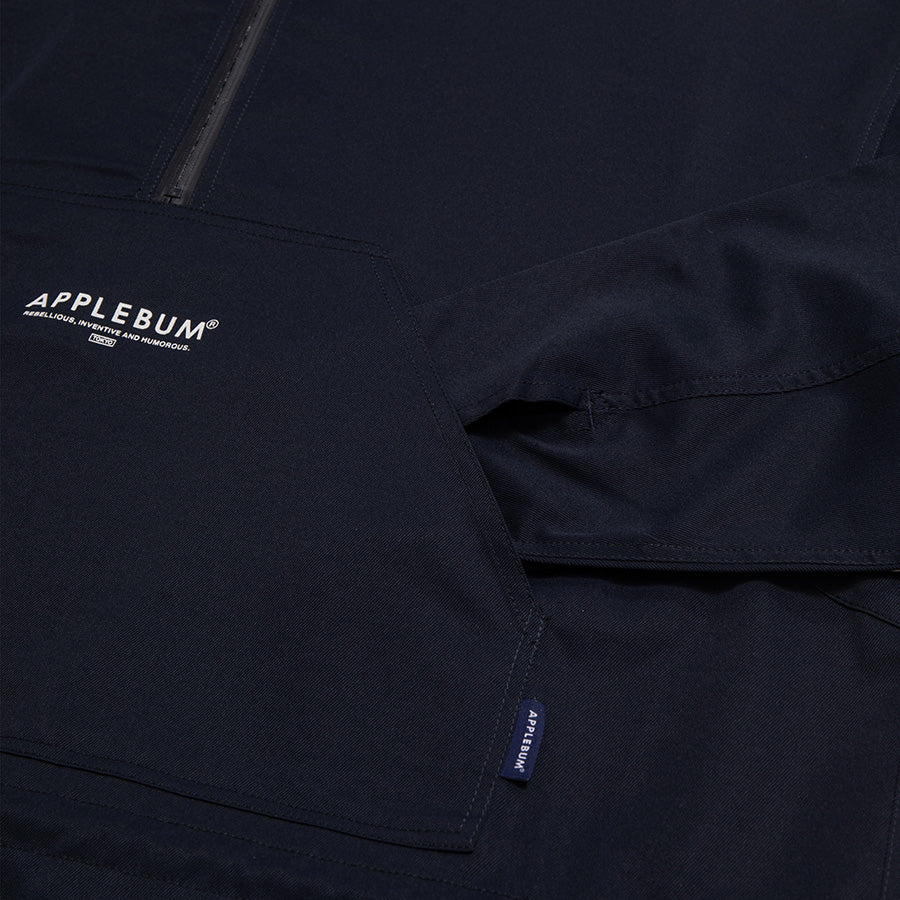APPLEBUM フロントポケット ディテール ネイビー ベージュ