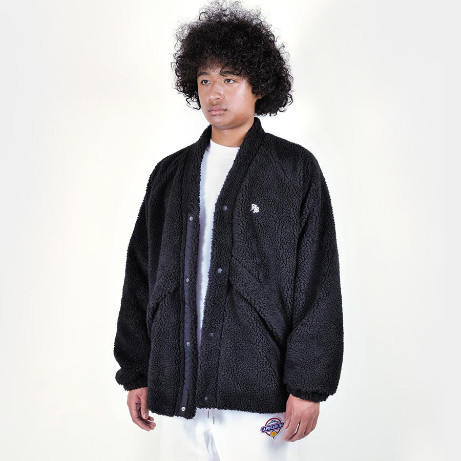 APPLEBUM | アップルバム Boa Jacket ブラック / オリーブ ボア