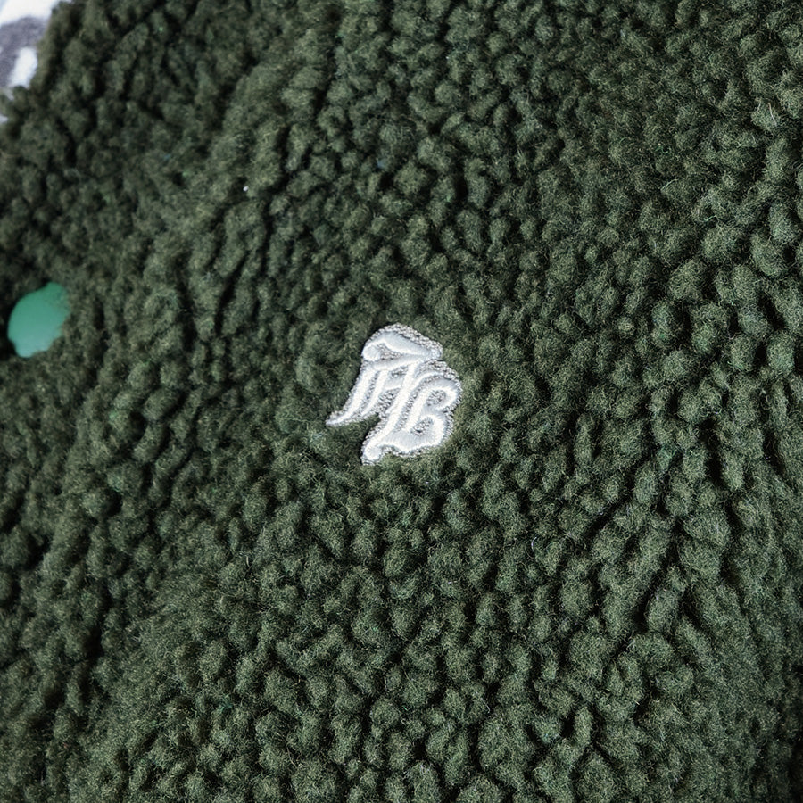 APPLEBUM ロゴ刺繍 ディテール オリーブ