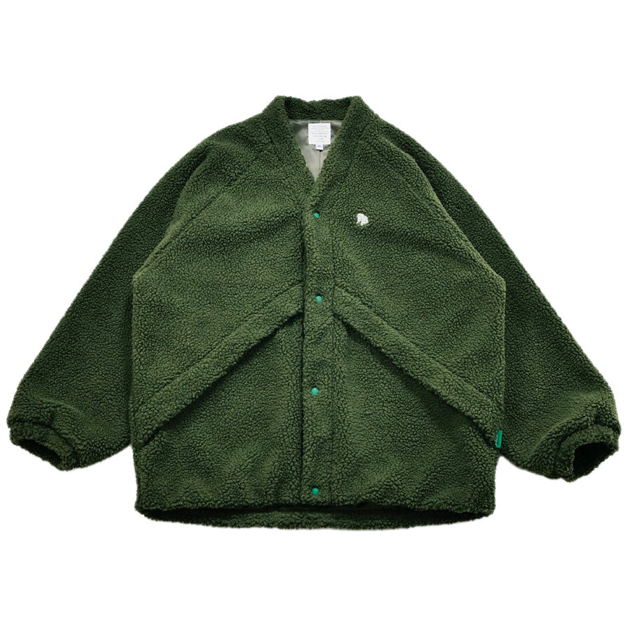 APPLEBUM | アップルバム Boa Jacket ブラック / オリーブ ボア