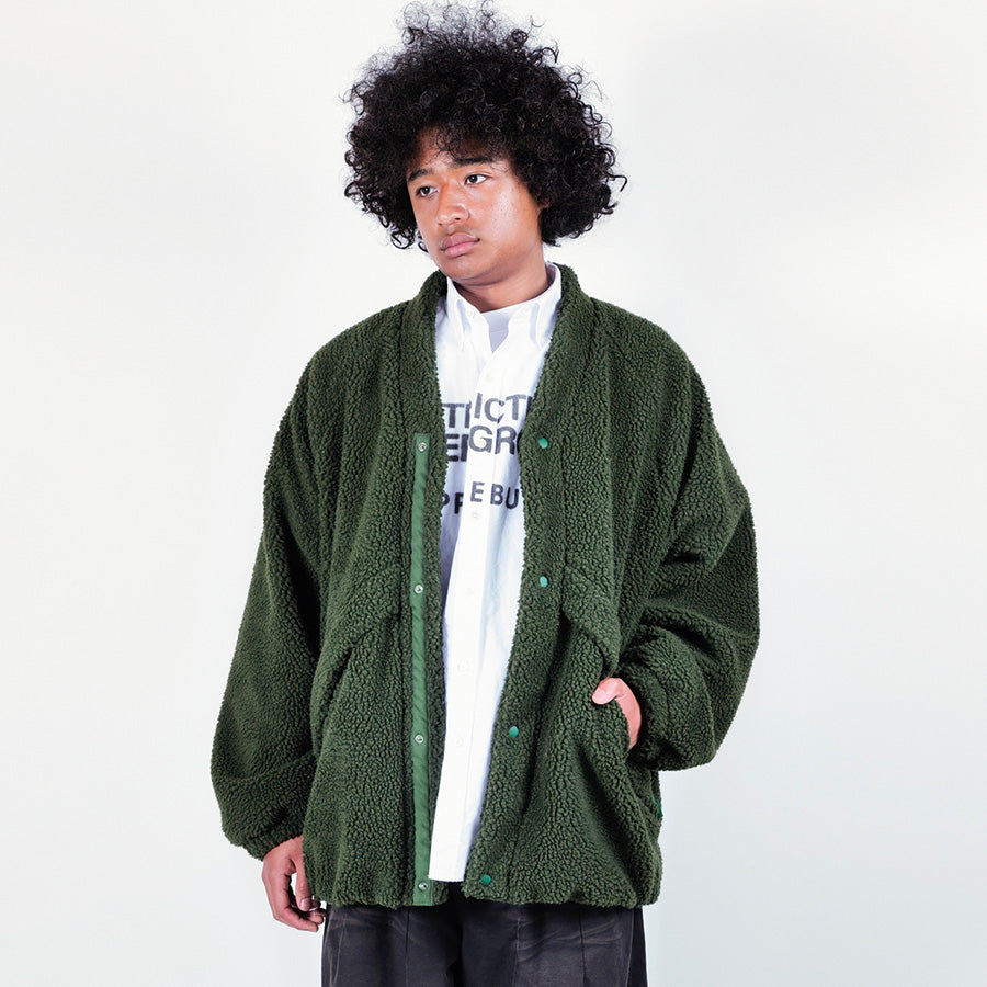 APPLEBUM | アップルバム Boa Jacket ブラック / オリーブ ボア