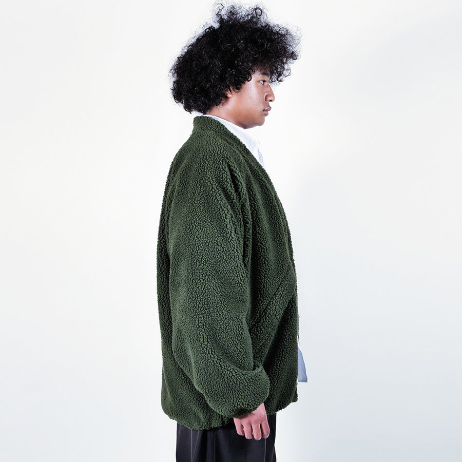 APPLEBUM | アップルバム Boa Jacket ブラック / オリーブ ボア