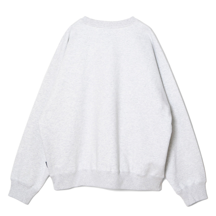 APPLEBUM クルースウェット アッシュ 背面