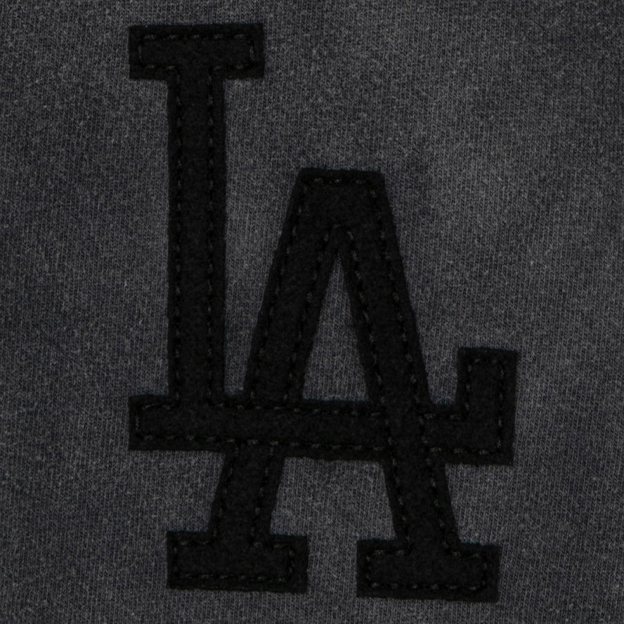 APPLEBUM LA DODGERS DAMAGE T-SHIRT Tシャツ ヴィンテージブラック 左胸 ワンポイントロゴプリント ML2621103L