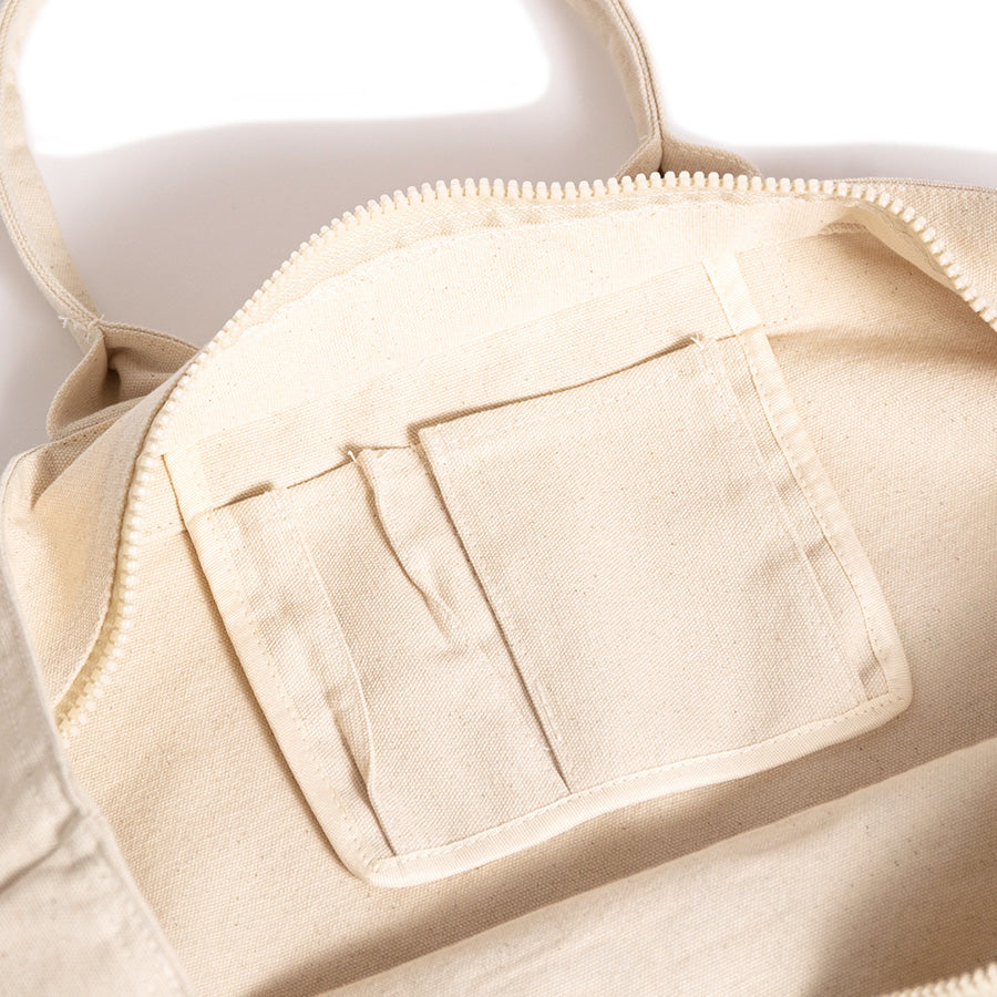 APPLEBUM LA DODGERS TOTE BAG トートバッグ ナチュラル 内側ポケット詳細 ML2621001L