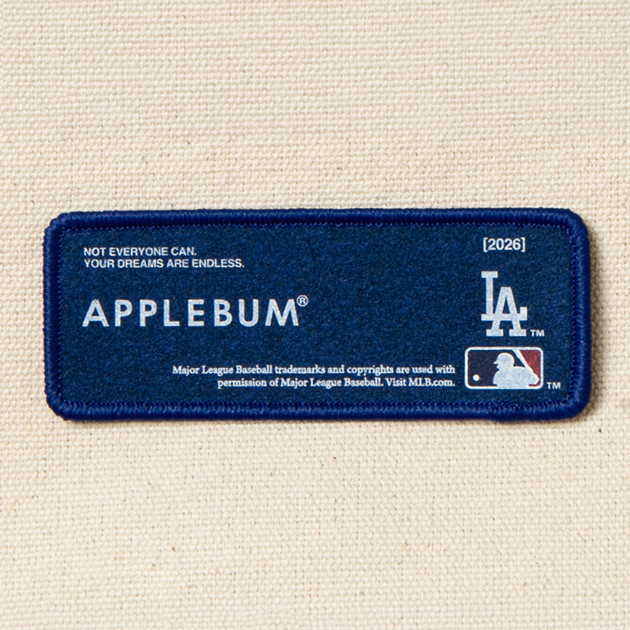 APPLEBUM LA DODGERS TOTE BAG トートバッグ ナチュラル ワッペン詳細 ML2621001L