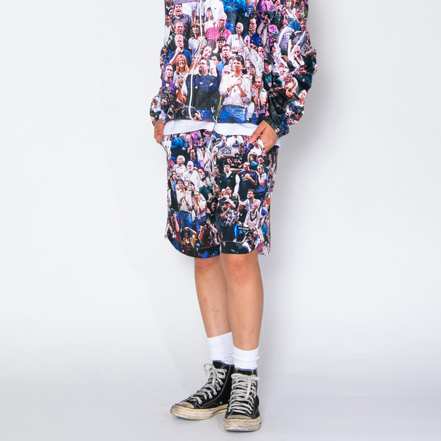 APPLEBUM Last Shot Hoopers Shorts モデル着用 左斜め