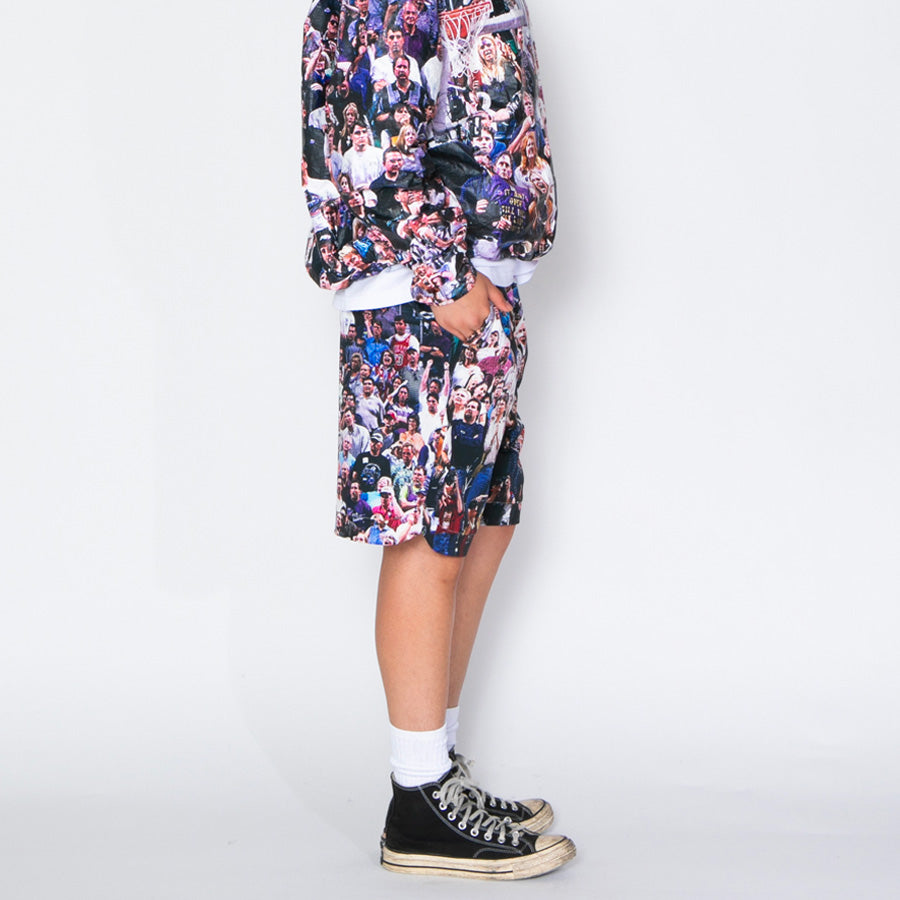 APPLEBUM Last Shot Hoopers Shorts モデル着用 右側面