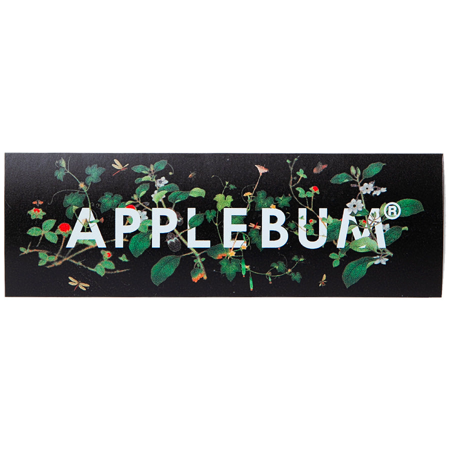 APPLEBUM ステッカー ロゴ 日本画モチーフ 正面