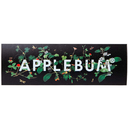 APPLEBUM ステッカー ロゴ 日本画モチーフ 正面