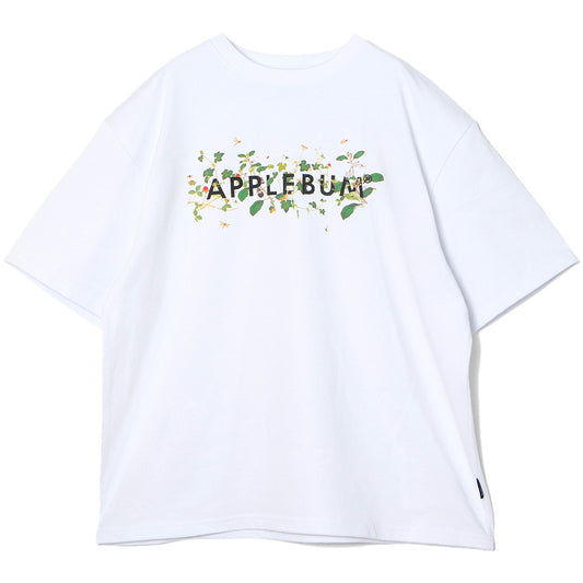 APPLEBUM Tシャツ ホワイト ロゴプリント 正面