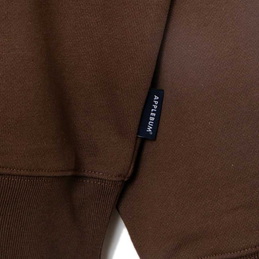 APPLEBUM LOGO EMBROIDERY HOODIE パーカー ブラウン ピスネーム 2620409
