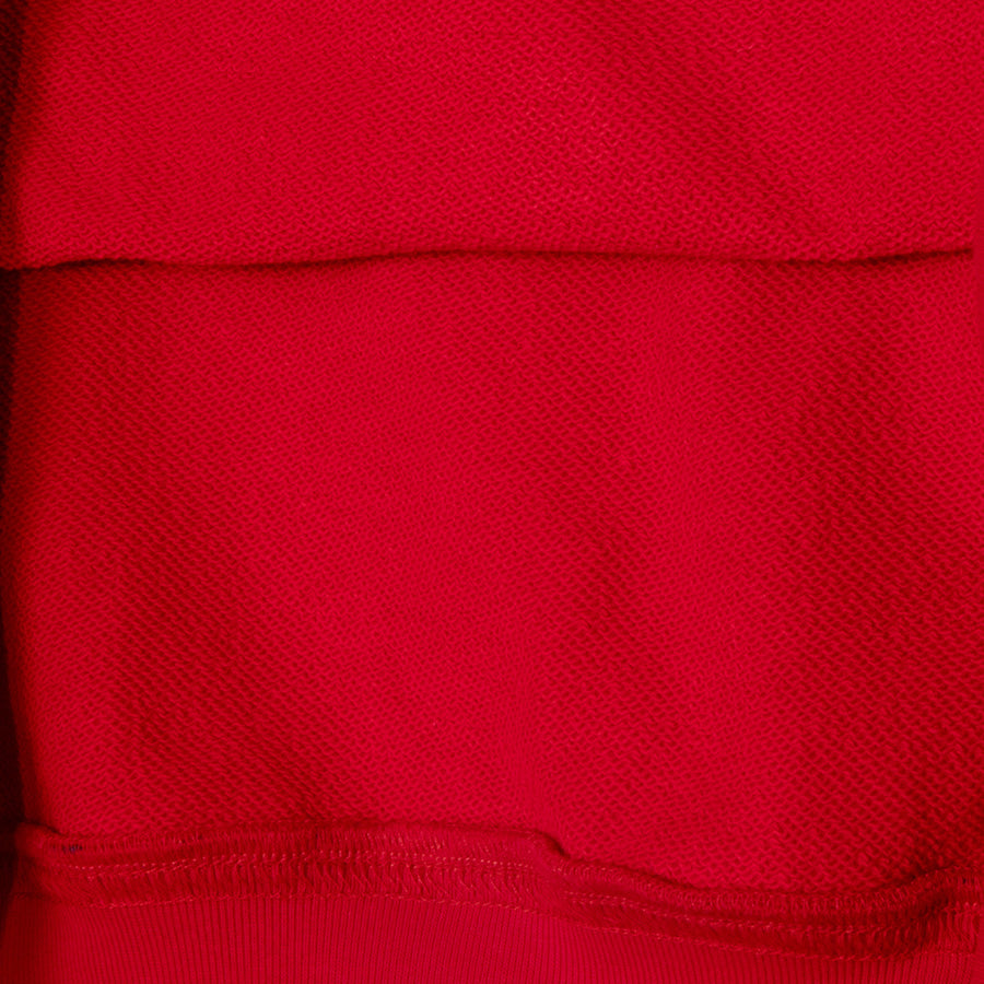 APPLEBUM LOGO EMBROIDERY HOODIE パーカー レッド コットン裏パイル生地 2620409