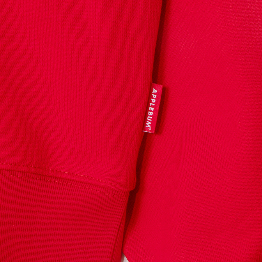 APPLEBUM LOGO EMBROIDERY HOODIE パーカー レッド ピスネーム 2620409