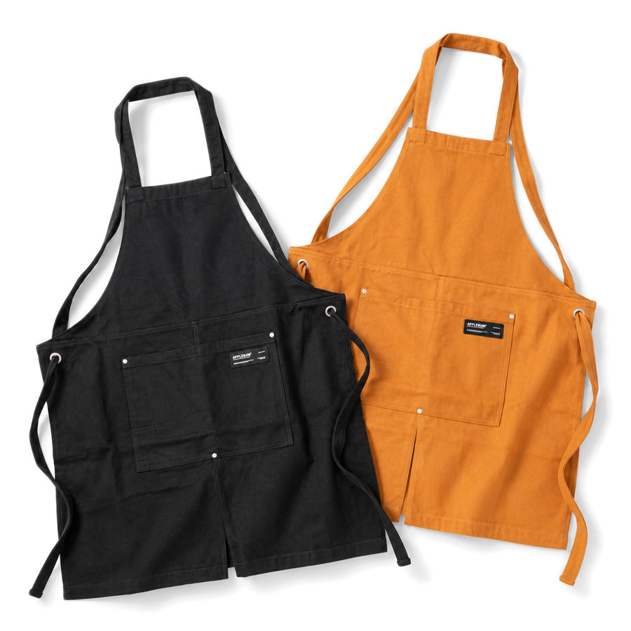 APPLEBUM LOGO LABEL APRON エプロン ブラック キャメル 2カラー 2621004