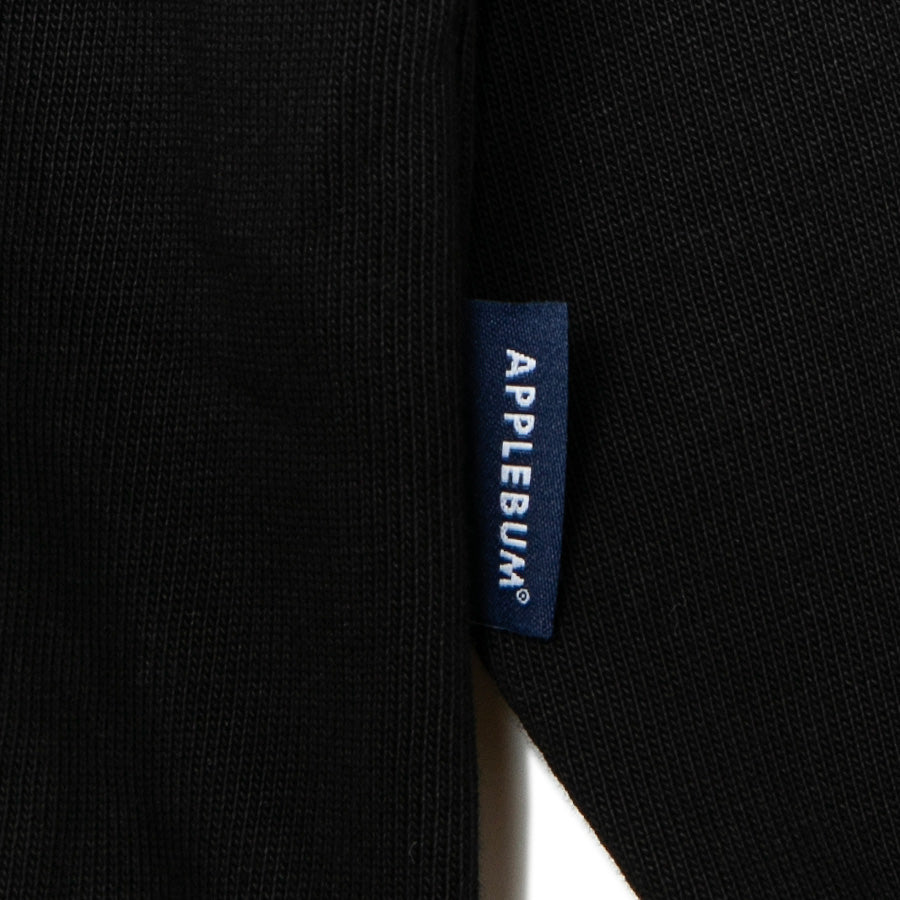 APPLEBUM LOGO LABEL L/S T-Shirt ロングスリーブTシャツ ブラック ピスネーム詳細 EA2621108