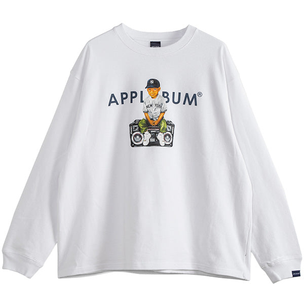 APPLEBUM ( アップルバム ) Newyork Yankees Boy L/S T-shirt 長袖Tシャツ ML2411102Y –  BLACK STORE