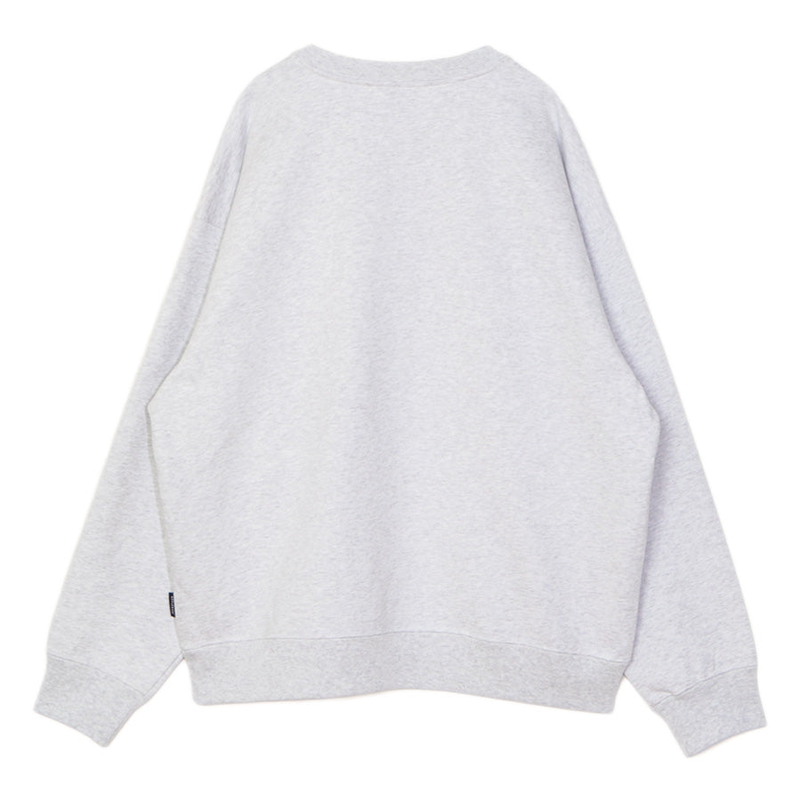 APPLEBUM METS GIRL CREW SWEAT クルースウェット アッシュ 平置き背面 ML2620405M