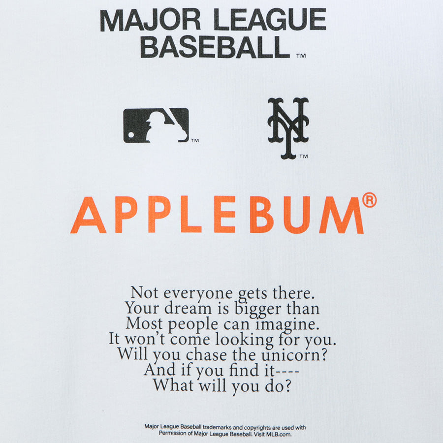 APPLEBUM（アップルバム）METS GIRL T-SHIRT ホワイト バックプリント詳細 ML2621109M