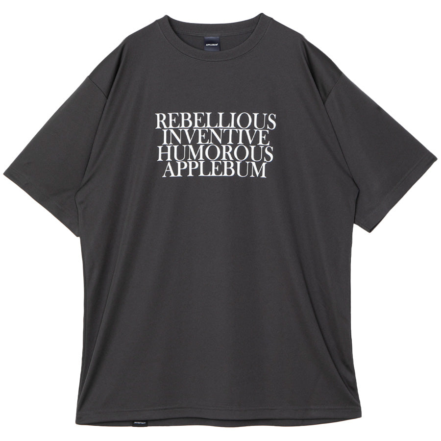 APPLEBUM Mindset Dry T-shirt ガンメタル 正面 HS2611111