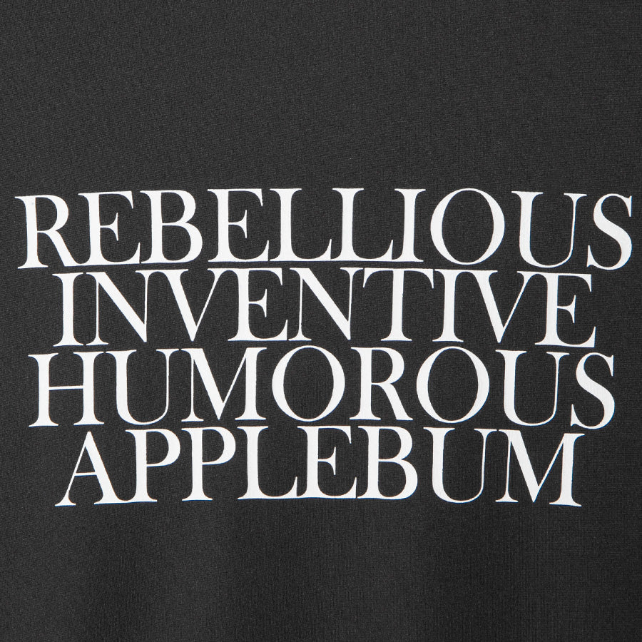 APPLEBUM Mindset Dry T-shirt ガンメタル フロントロゴプリント HS2611111