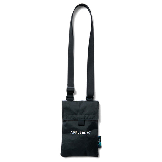 APPLEBUM X-Pacネックポーチ ブラック 正面デザイン