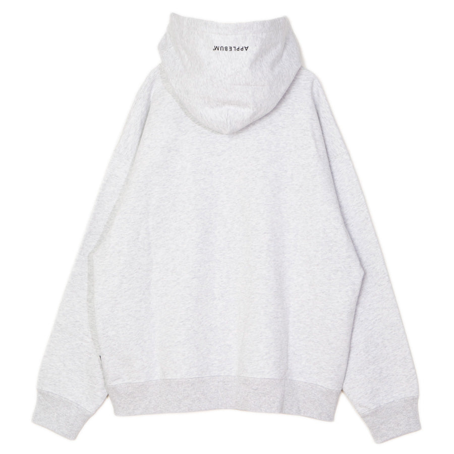 APPLEBUM NEW YORK HOODIE フーディー アッシュ 平置き背面 TY2620401