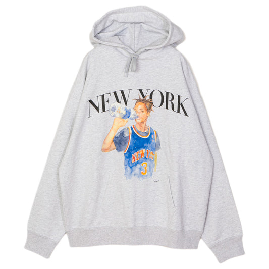 APPLEBUM NEW YORK HOODIE フーディー アッシュ 平置き正面 TY2620401