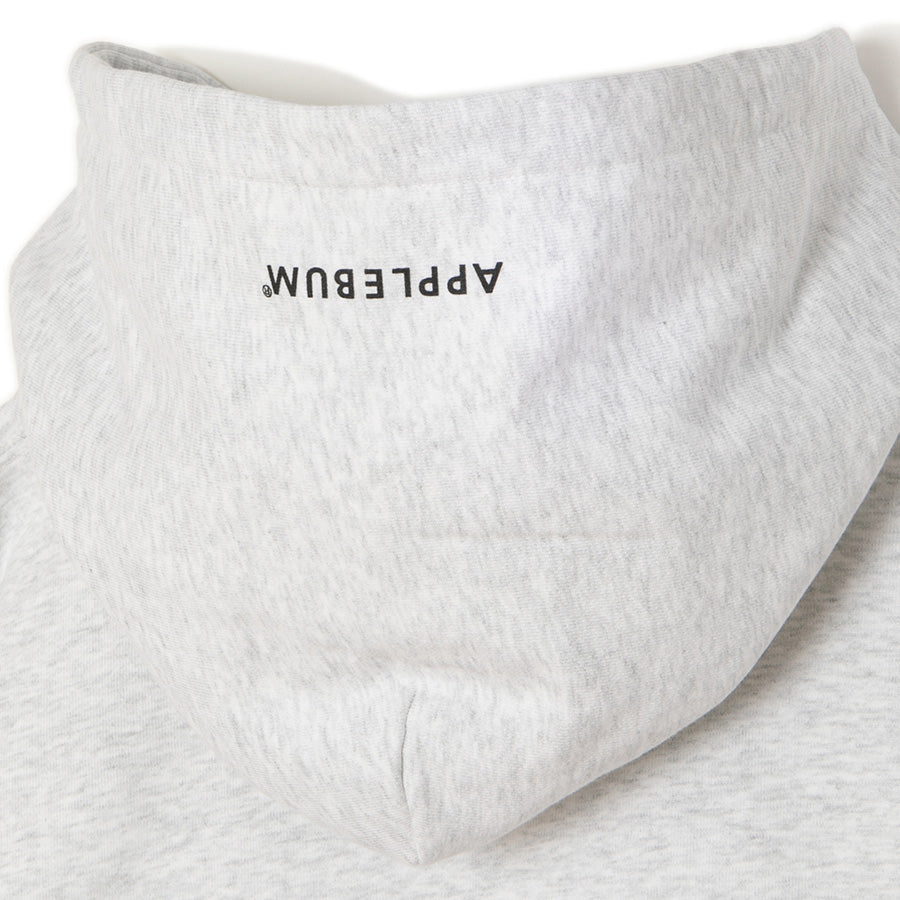 APPLEBUM NEW YORK HOODIE フーディー アッシュ フード裏 ロゴプリント詳細 TY2620401