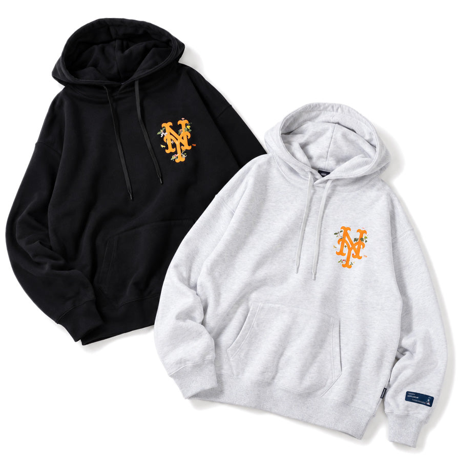 APPLEBUM NEW YORK METS LEAF LOGO HOODIE パーカー アッシュ ブラック 2カラー ML2620401M