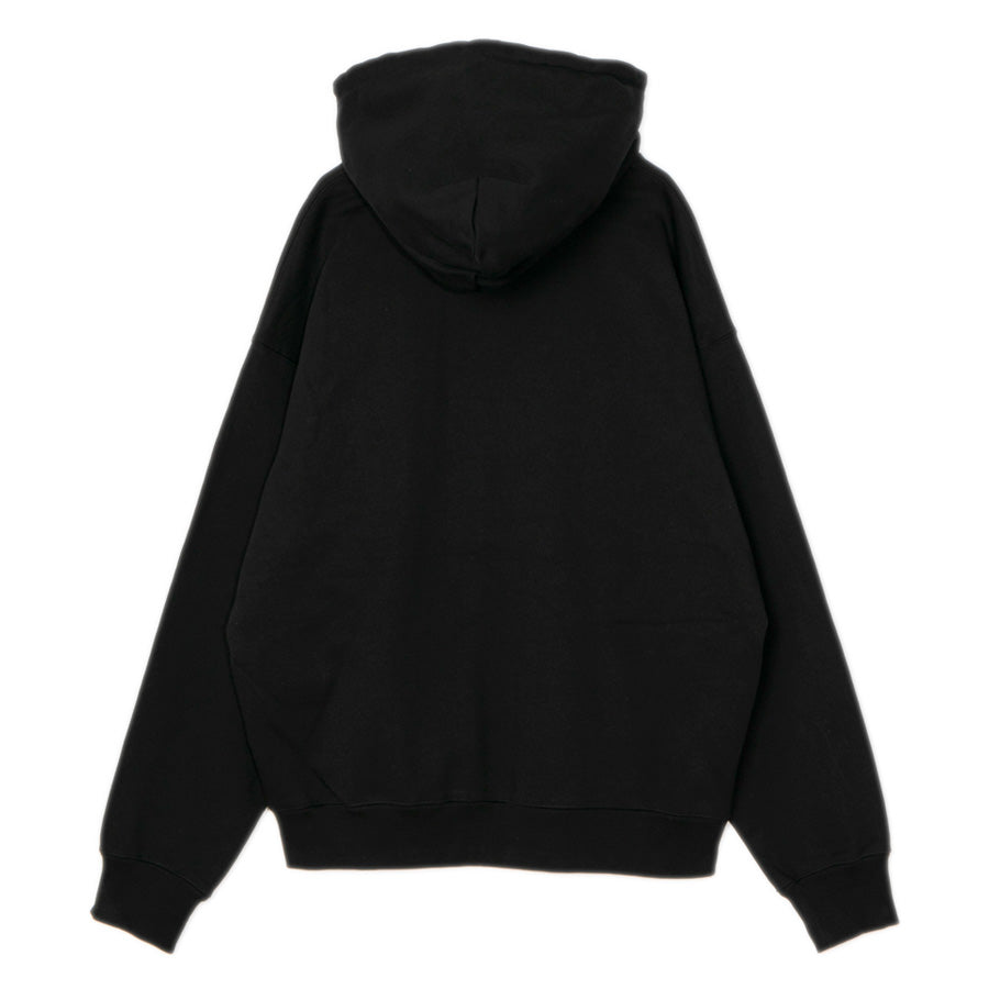 APPLEBUM NEW YORK METS LEAF LOGO HOODIE パーカー ブラック 背面 平置き ML2620401M