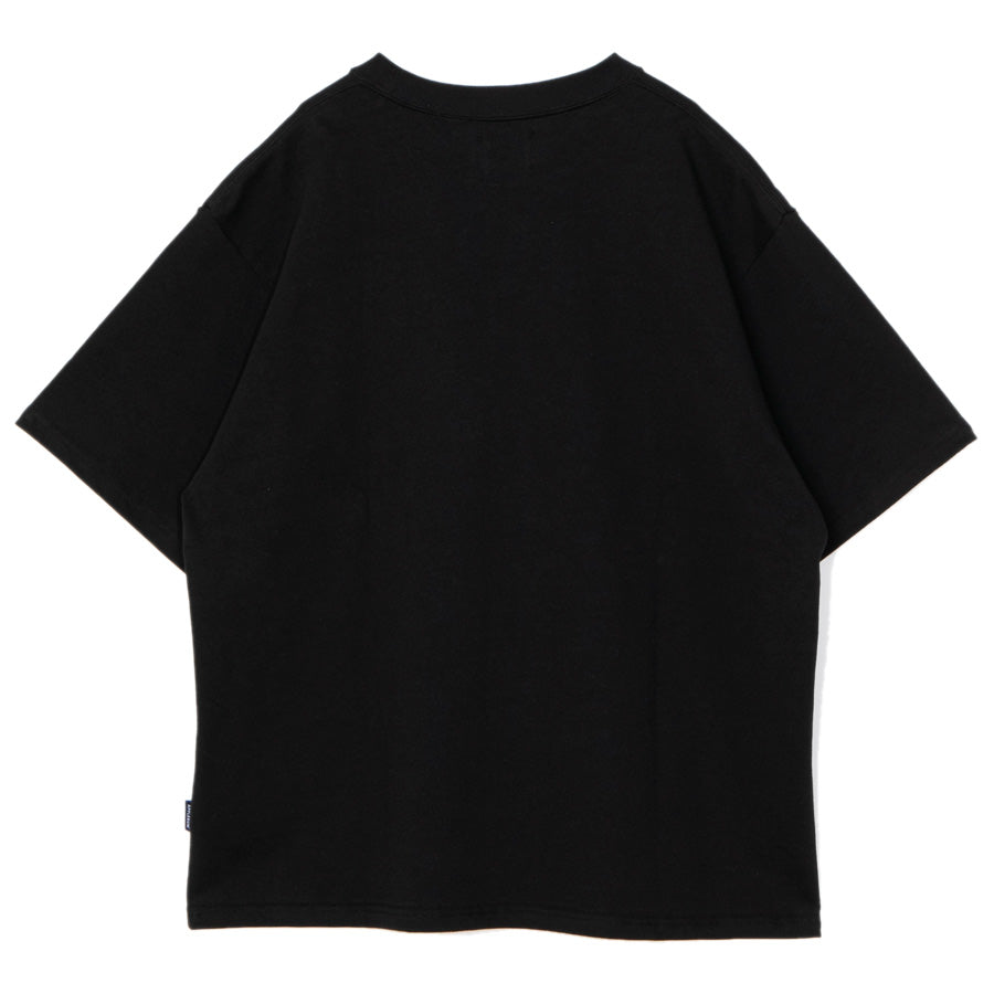 APPLEBUM NEW YORK METS LEAF LOGO T-SHIRT Tシャツ ブラック 背面 平置き ML2621101M