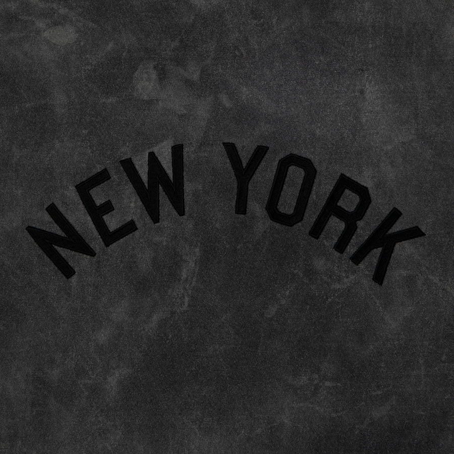 APPLEBUM NY YANKEES DAMAGE T-SHIRT ヴィンテージブラック バックプリント ML2621103Y