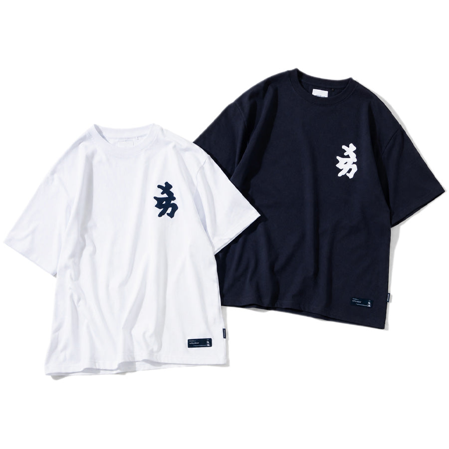 APPLEBUM NY YANKEES DYNASTY LOGO T-SHIRT ホワイト ネイビー 2カラー ML2621104Y