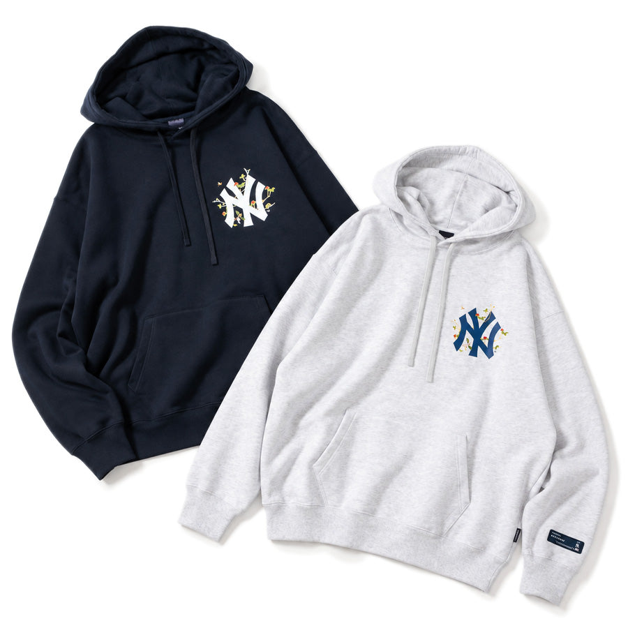 APPLEBUM NY YANKEES LEAF LOGO HOODIE パーカー アッシュ ネイビー 2カラー ML2620401Y