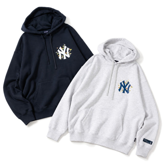 APPLEBUM NY YANKEES LEAF LOGO HOODIE パーカー アッシュ ネイビー 2カラー ML2620401Y