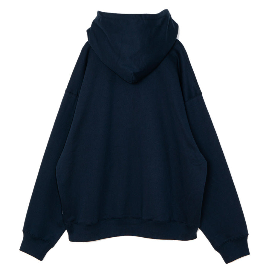 APPLEBUM NY YANKEES LEAF LOGO HOODIE パーカー ネイビー 背面 平置き ML2620401Y